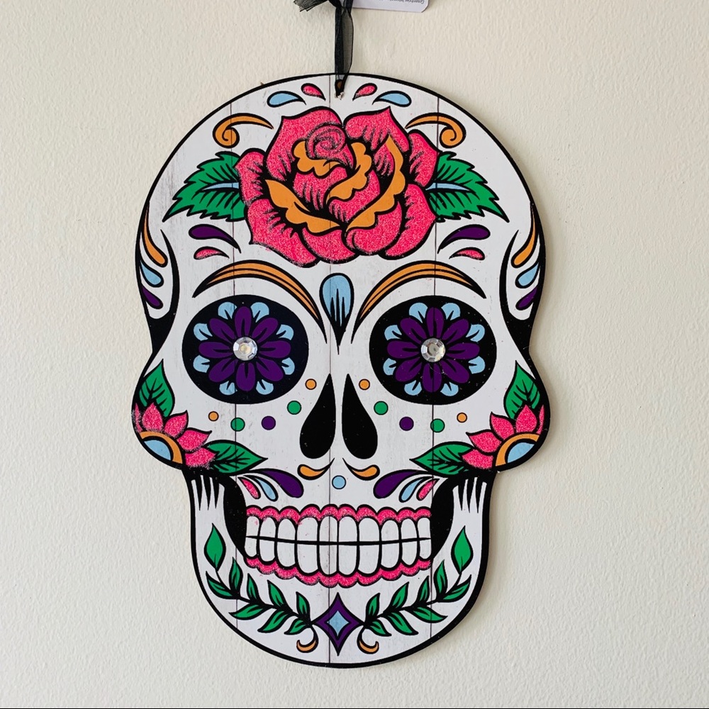 🔥Sugar skull wall decor Halloween day of the dead
